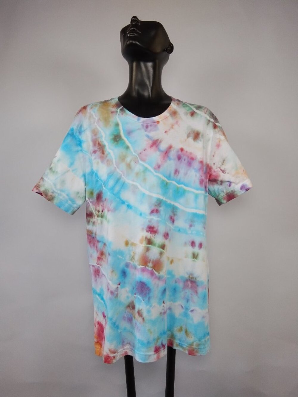 Medium Unisex Bella-Canvas 3001C “Geode” Ice Dyed T-Shirt